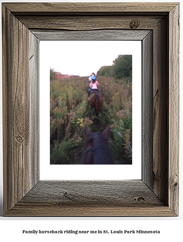 family horseback riding near me in St. Louis Park, Minnesota